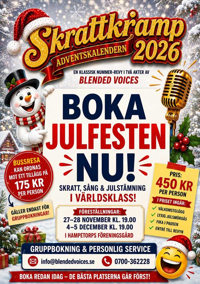 Skrattkramp 2026 - Adventskalendern